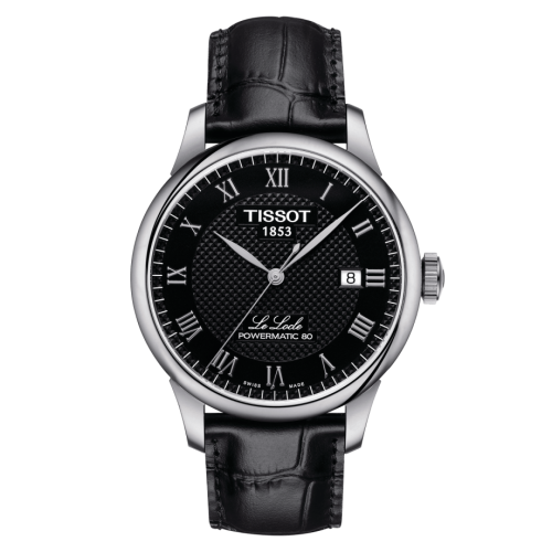 Tissot Le Locle Powermatic 80 39.3 Stainless Steel / Black / Strap